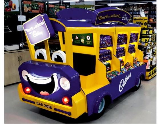ink marketing cadbury school bus