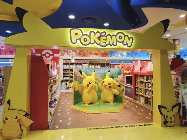 ink marketing pokemon pikachu archway